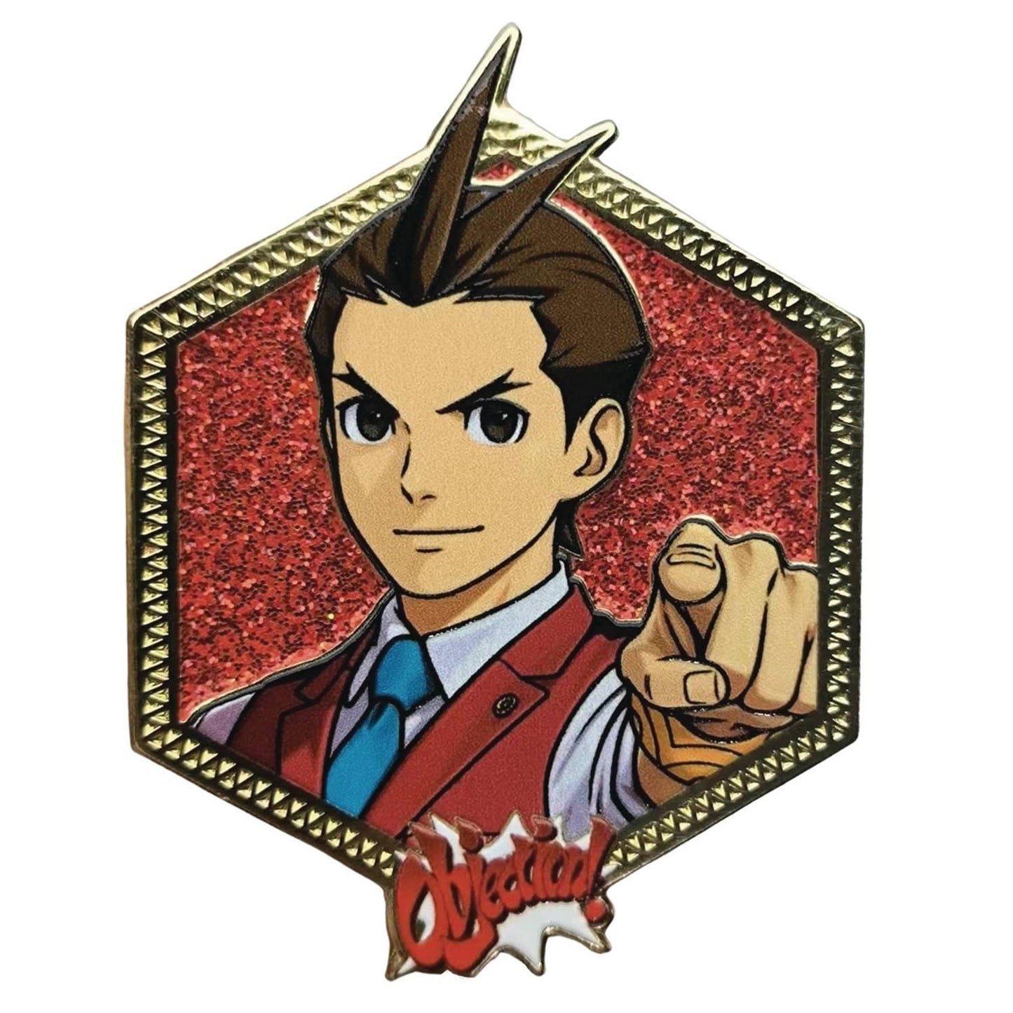 Ace Attorney Golden Series 2 Apollo Justice Pin - Zen Monkey Studios