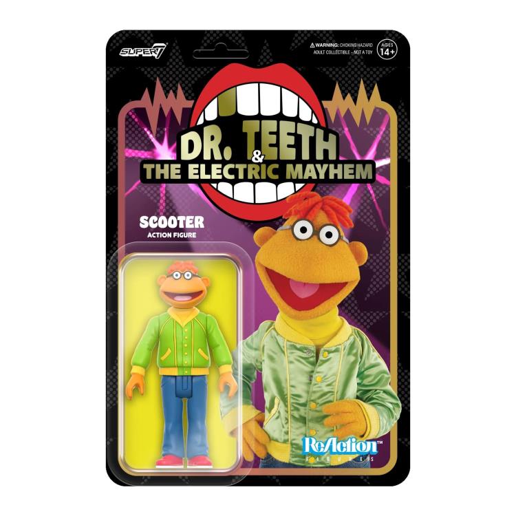 The Muppets Dr. Teeth & The Electric Mayhem Scooter Action Figure - Super7 - ReAction Wave 1