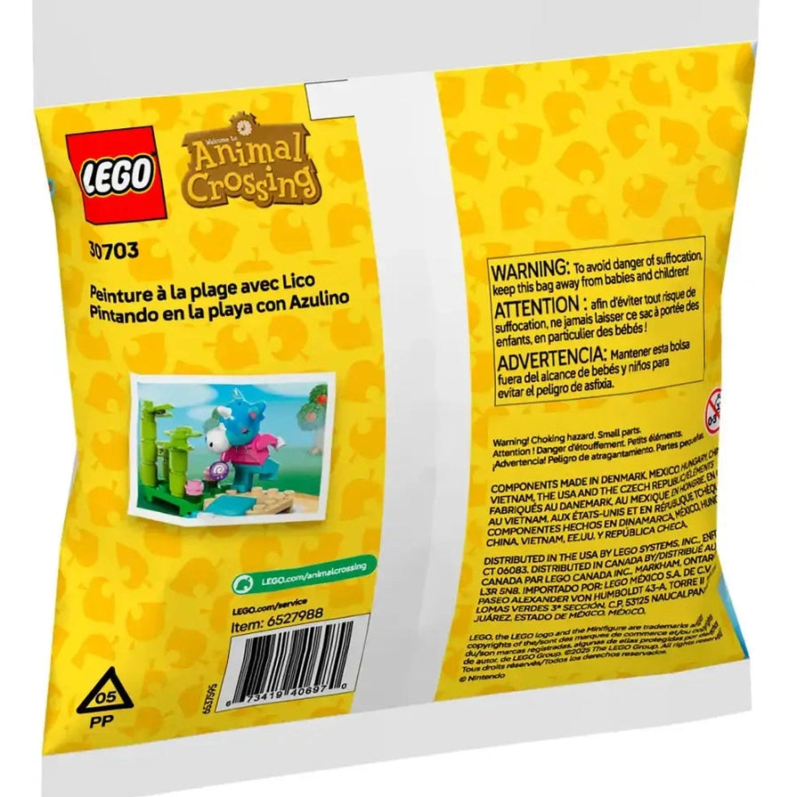 LEGO Animal Crossing Julian's Beach Painting Building Toy - LEGO #30703