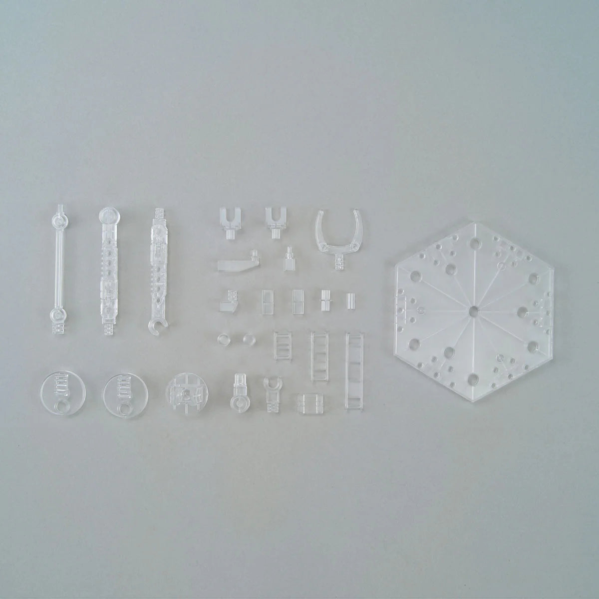 Action Base 5 Clear 1/144 Model Display Stand - Bandai Hobby - Gundam, Gunpla, Figure-Rise