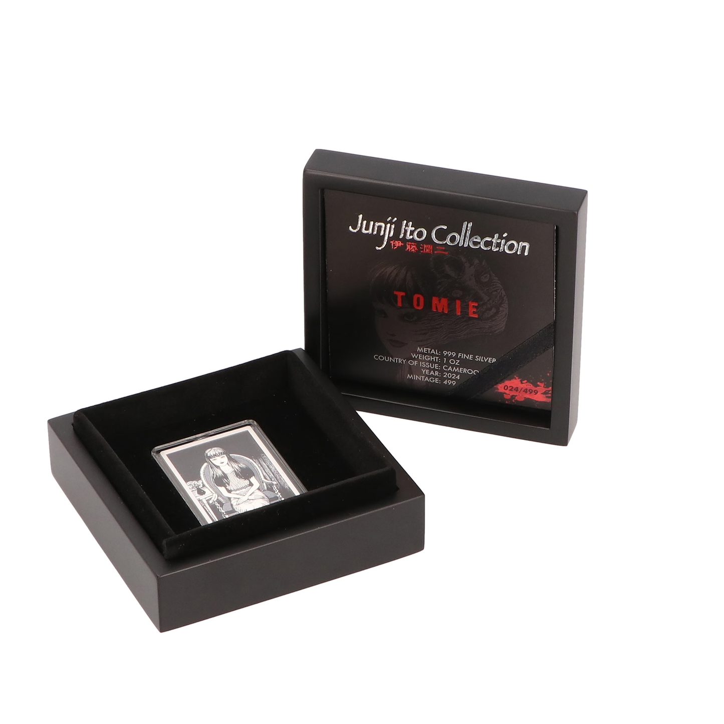 Junji Ito Tomie 1oz Silver Coin - 101 Collectibles - Numbered Limited Edition