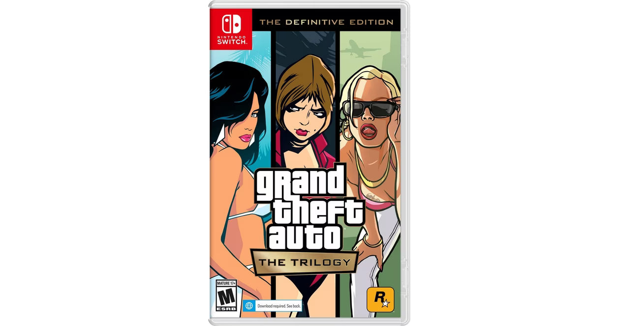 Grand Theft Auto: The Trilogy The Definitive Edition - Nintendo Switch - Rockstar Games