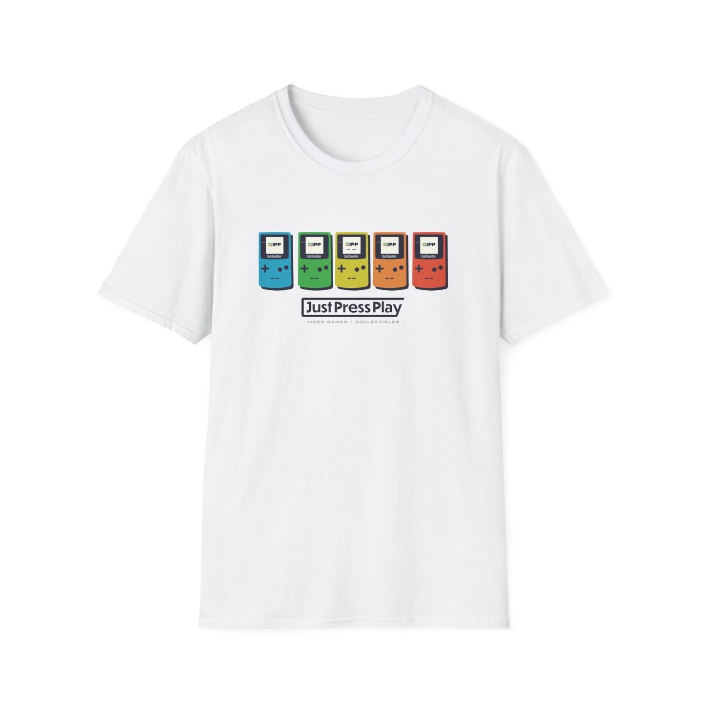 Just Press Play Unisex Softstyle T-Shirt - GBC