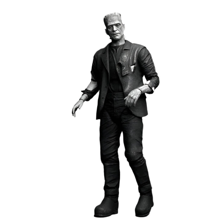 Universal Monsters Bride of Frankenstein Frankenstein's Monster Black & White Ver. Ultimate Action Figure - NECA