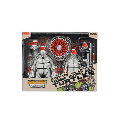 Teenage Mutant Ninja Turtles Black and White First Turtles 7" Action Figure 2-Pack - NECA