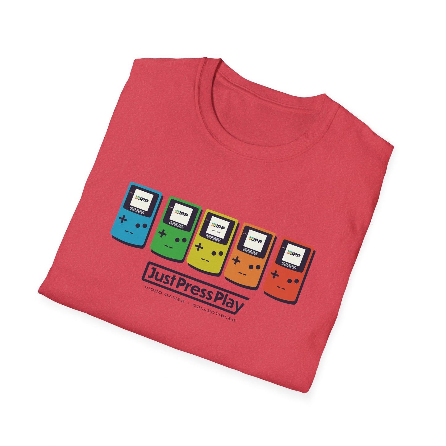 Just Press Play Unisex Softstyle T-Shirt - GBC
