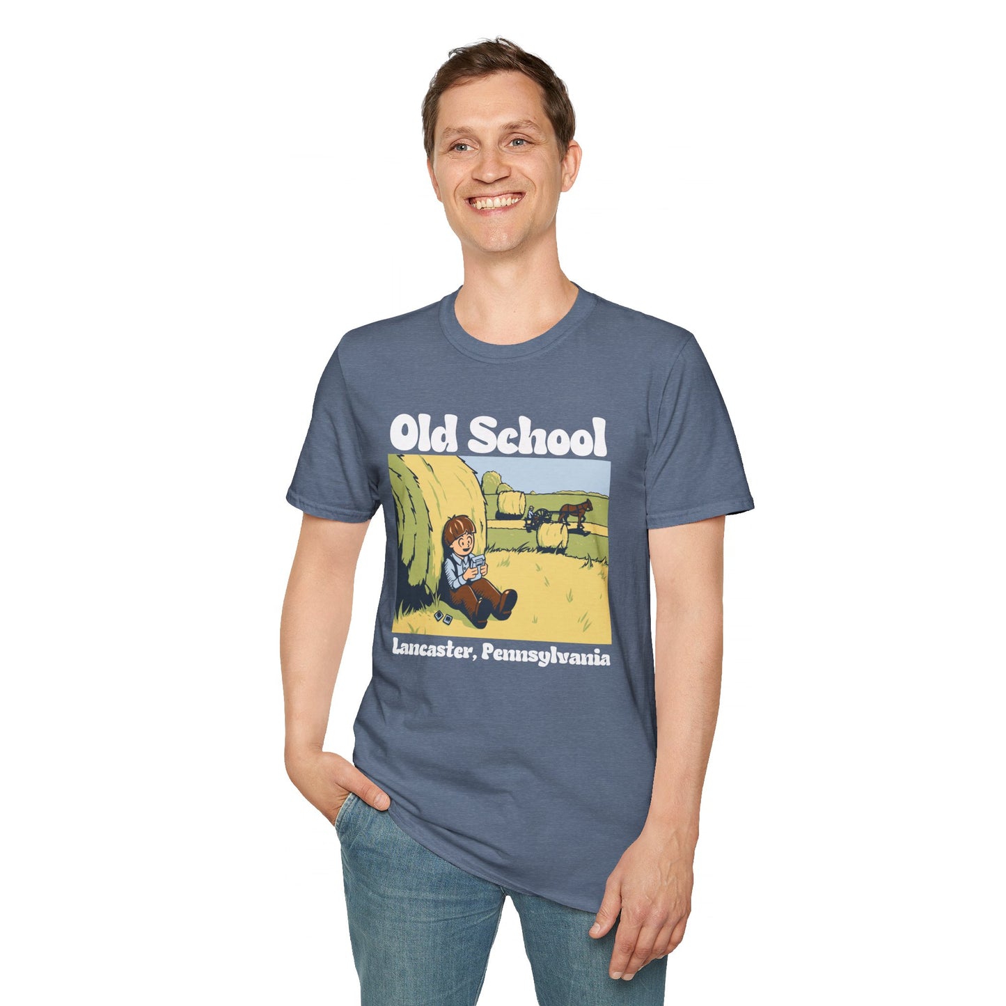 Old School Lancaster Unisex Softstyle T-Shirt