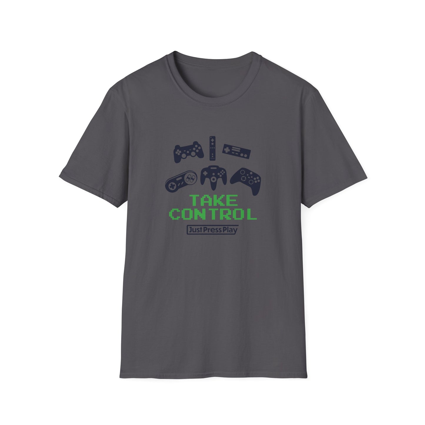 Just Press Play Unisex Softstyle T-Shirt - Control