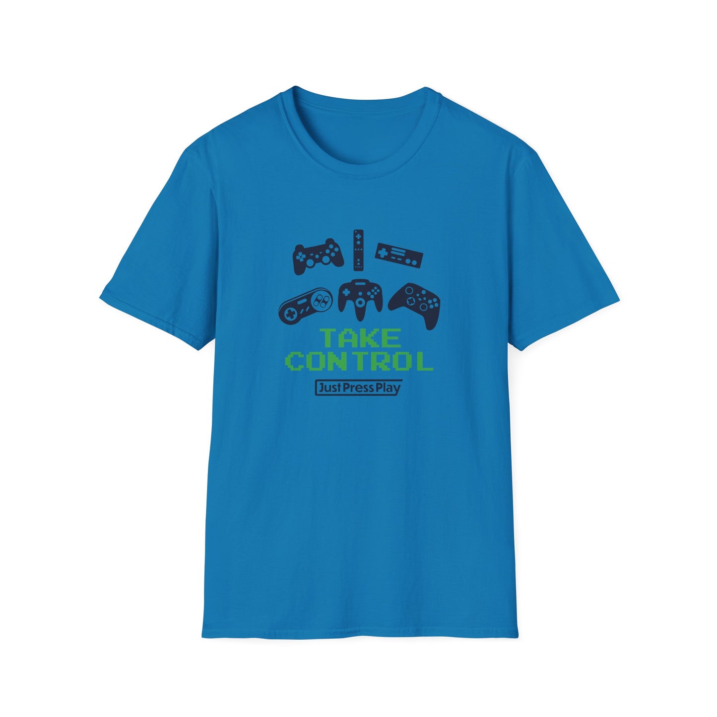 Just Press Play Unisex Softstyle T-Shirt - Control