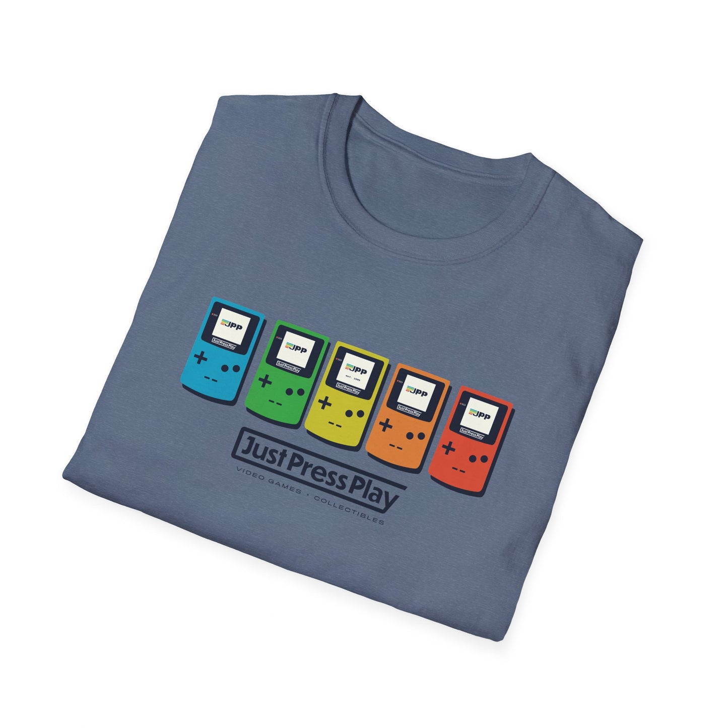 Just Press Play Unisex Softstyle T-Shirt - GBC