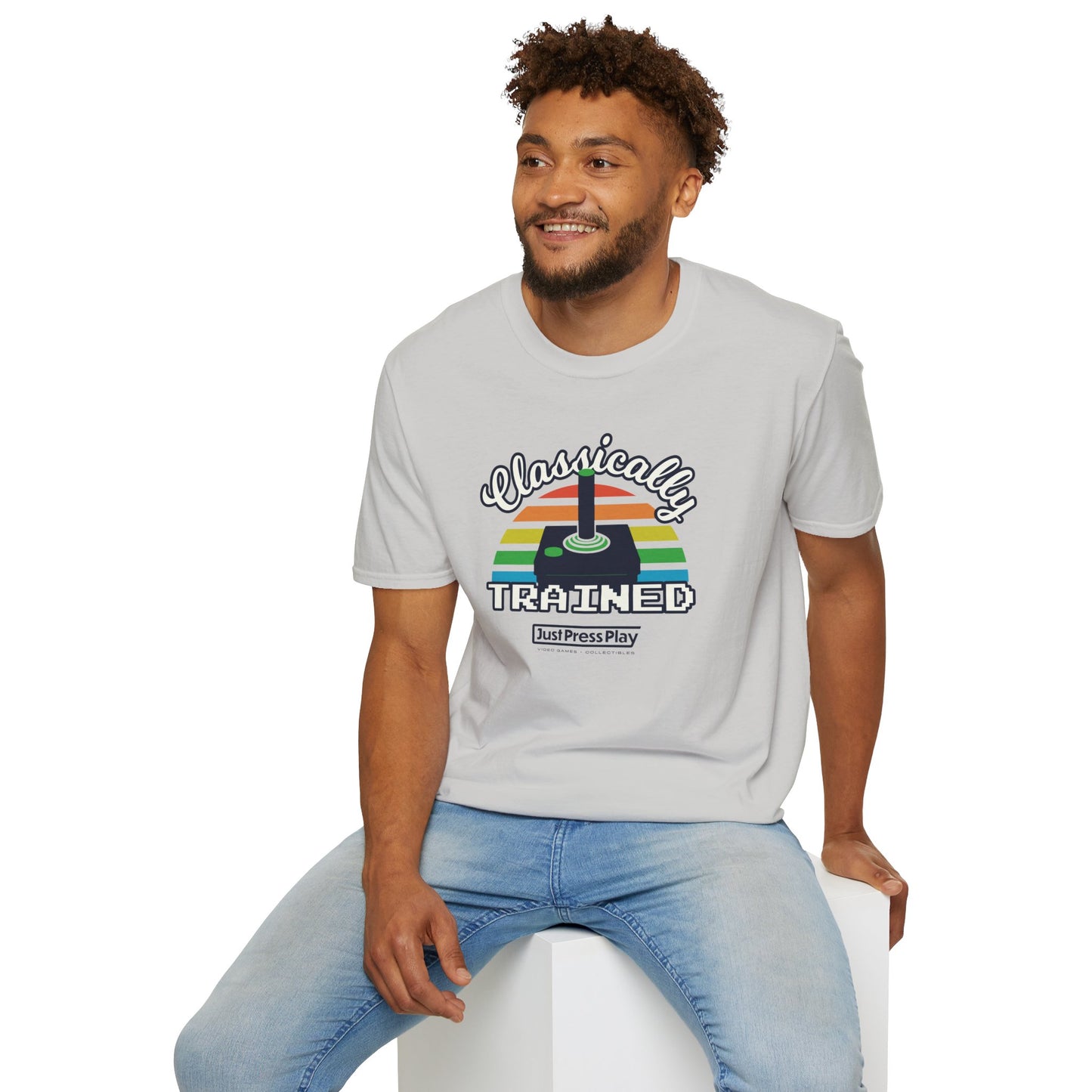 Just Press Play Unisex Softstyle T-Shirt - Classically Trained