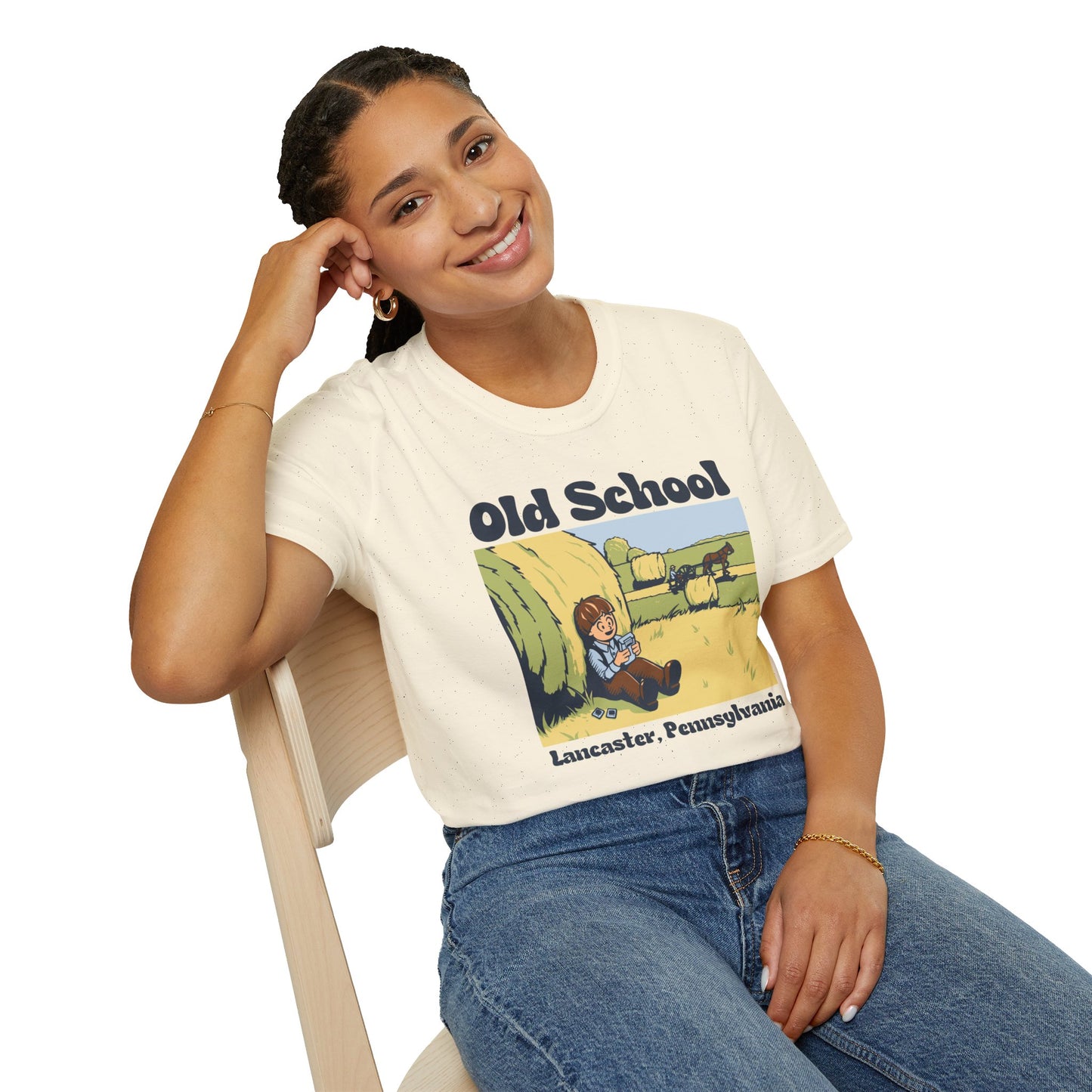 Old School Lancaster Unisex Softstyle T-Shirt