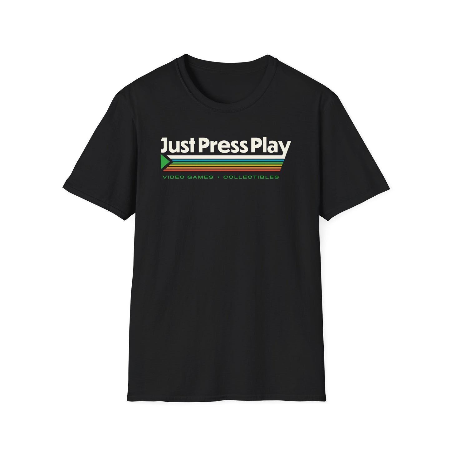 Just Press Play Unisex Softstyle T-Shirt - Logo
