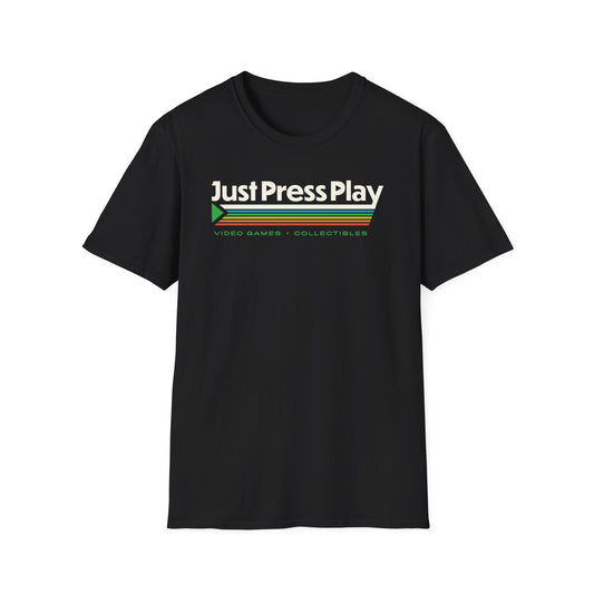 Just Press Play Unisex Softstyle T-Shirt - Logo