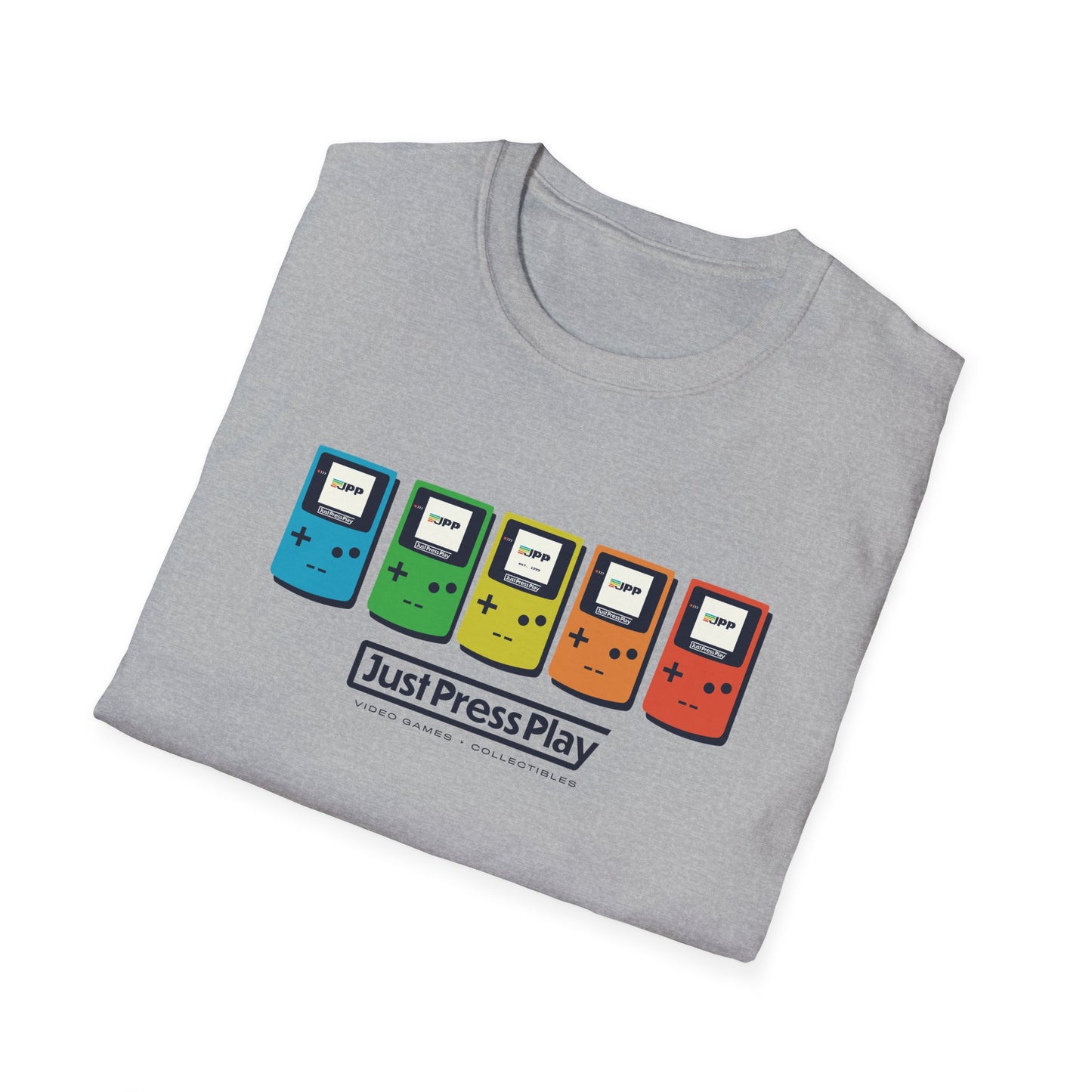 Just Press Play Unisex Softstyle T-Shirt - GBC