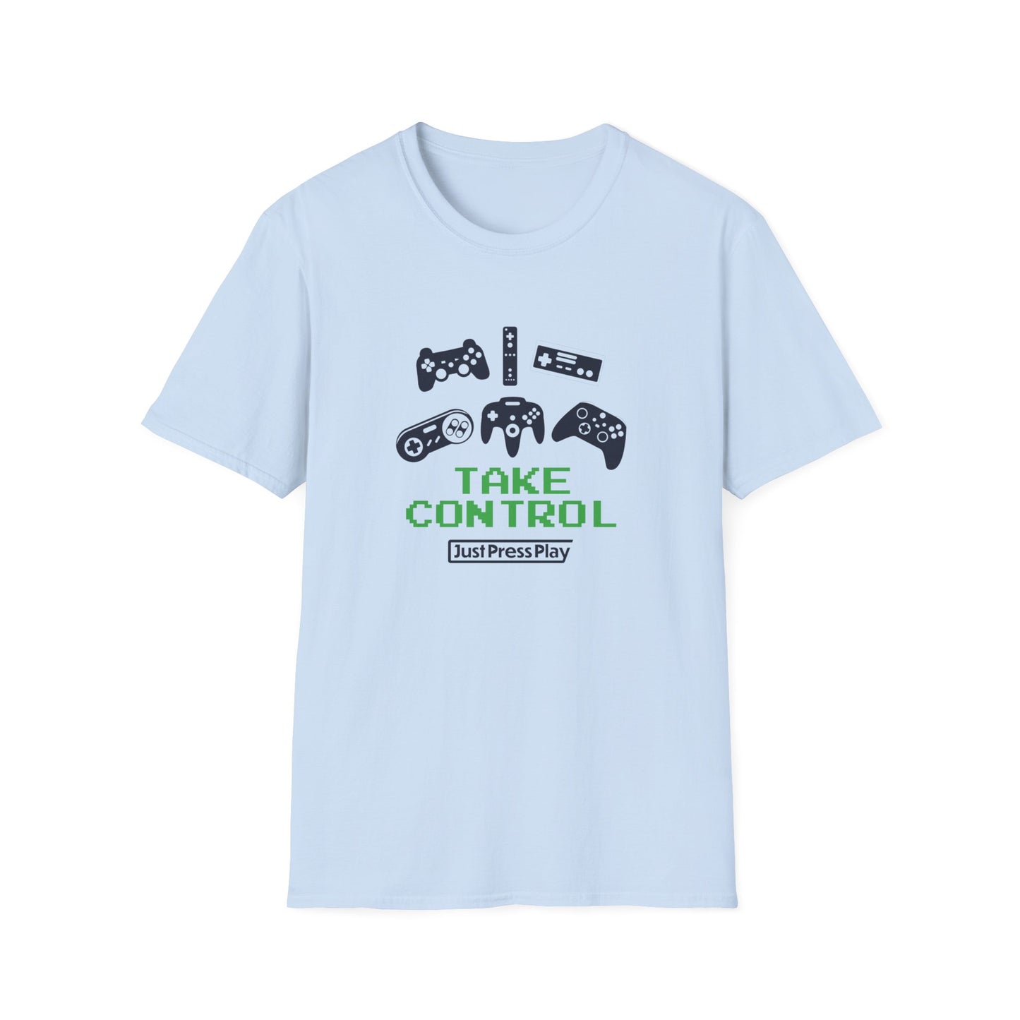 Just Press Play Unisex Softstyle T-Shirt - Control