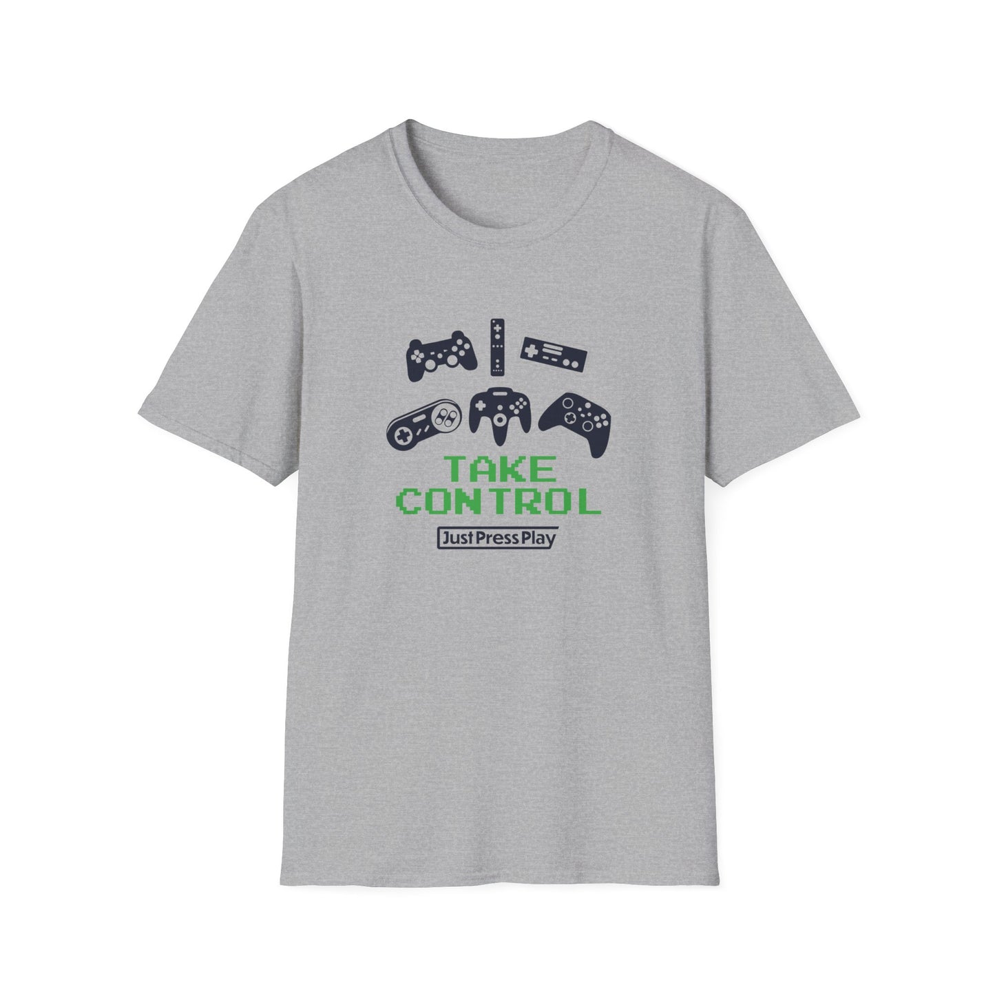 Just Press Play Unisex Softstyle T-Shirt - Control