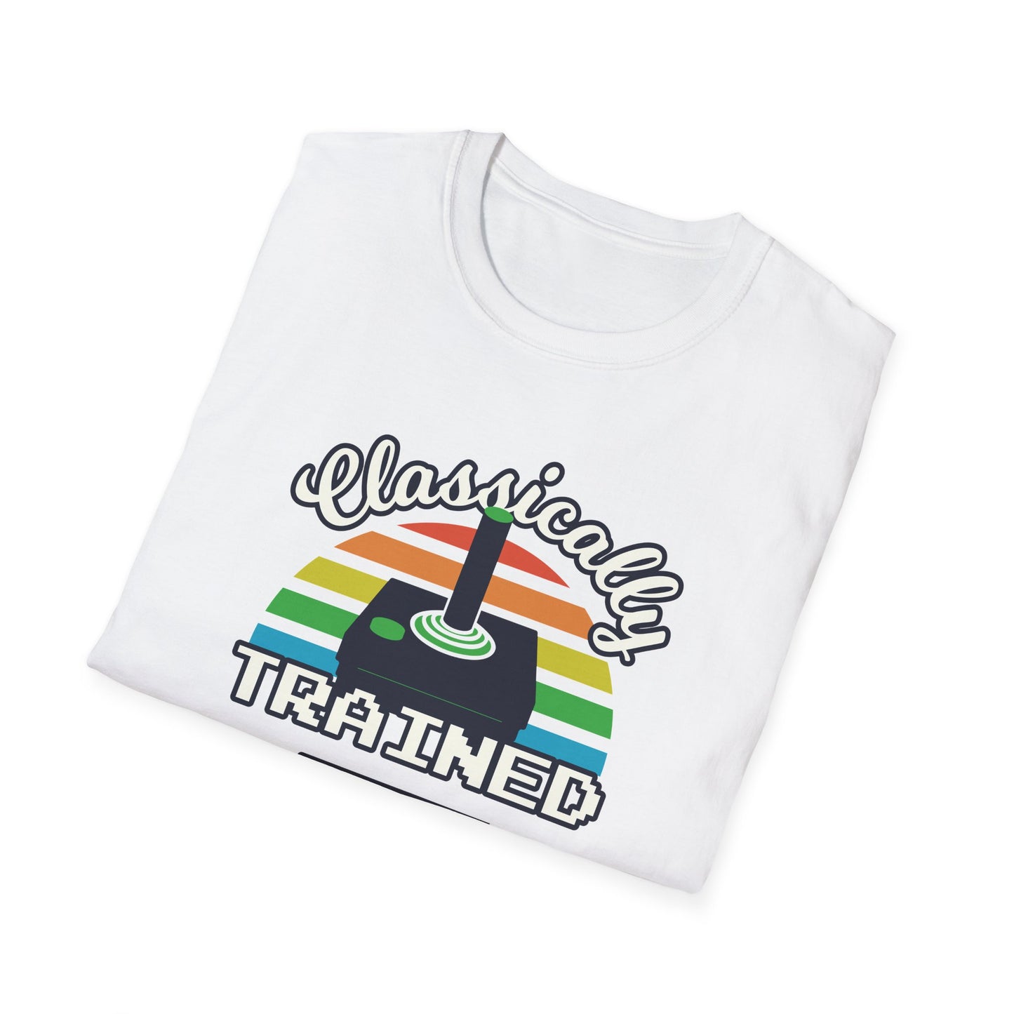 Just Press Play Unisex Softstyle T-Shirt - Classically Trained