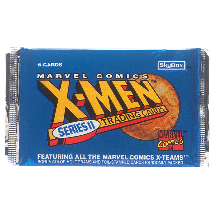1993 Marvel Comics X-Men Series 2 Booster Pack - 6 Cards - SkyBox