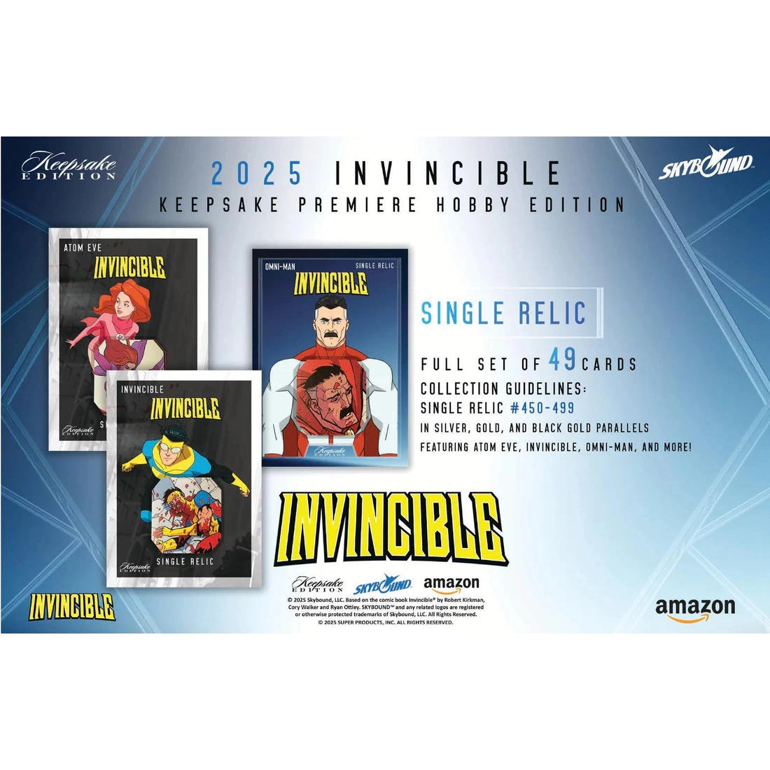 2025 Invincible Season 1 Keepsake Premier Edition Hobby Box - Skybound