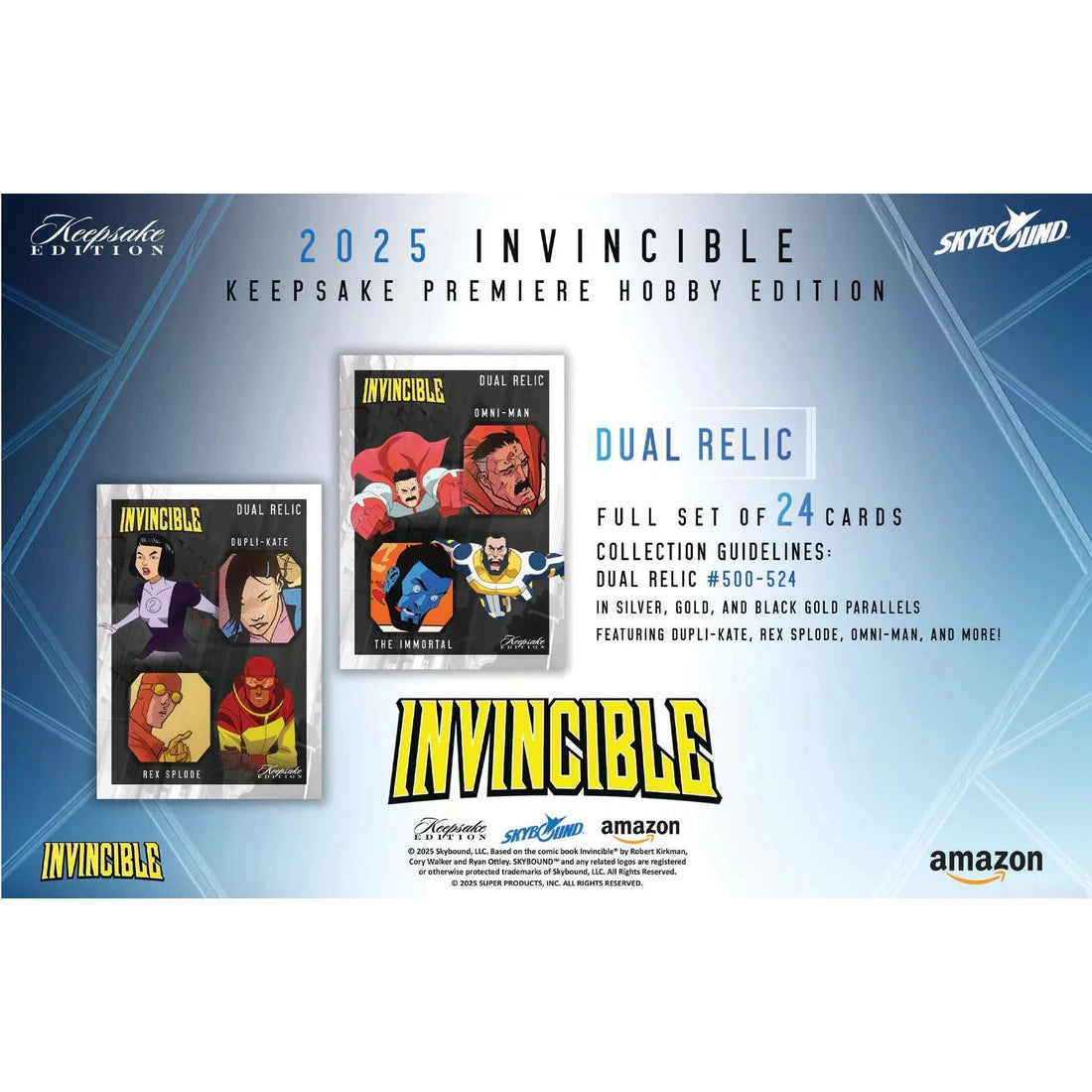 2025 Invincible Season 1 Keepsake Premier Edition Hobby Box - Skybound
