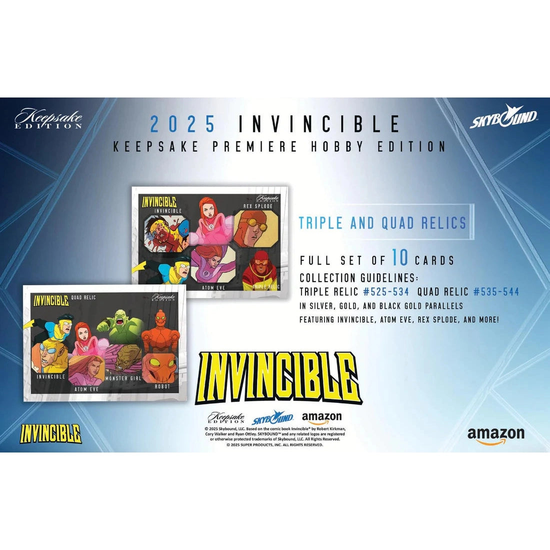 2025 Invincible Season 1 Keepsake Premier Edition Hobby Box - Skybound
