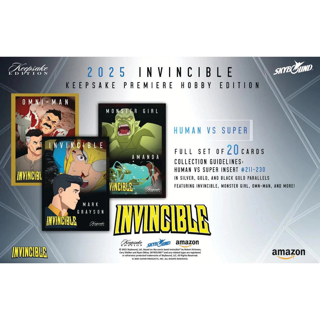 2025 Invincible Season 1 Keepsake Premier Edition Hobby Box - Skybound