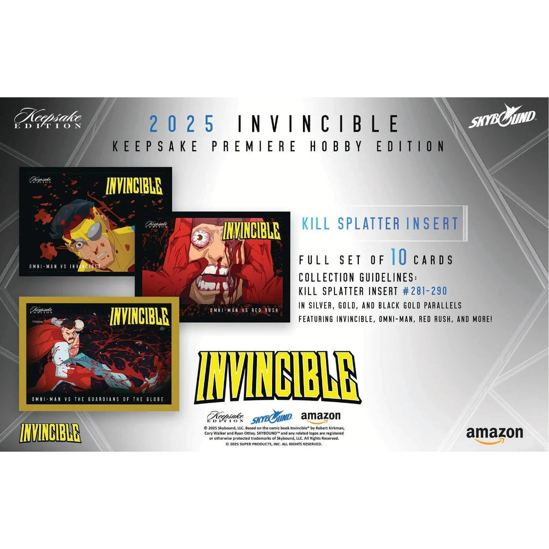 2025 Invincible Season 1 Keepsake Premier Edition Hobby Box - Skybound
