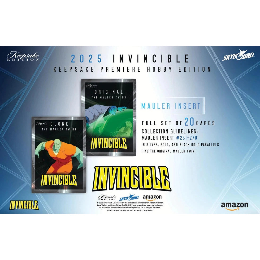 2025 Invincible Season 1 Keepsake Premier Edition Hobby Box - Skybound