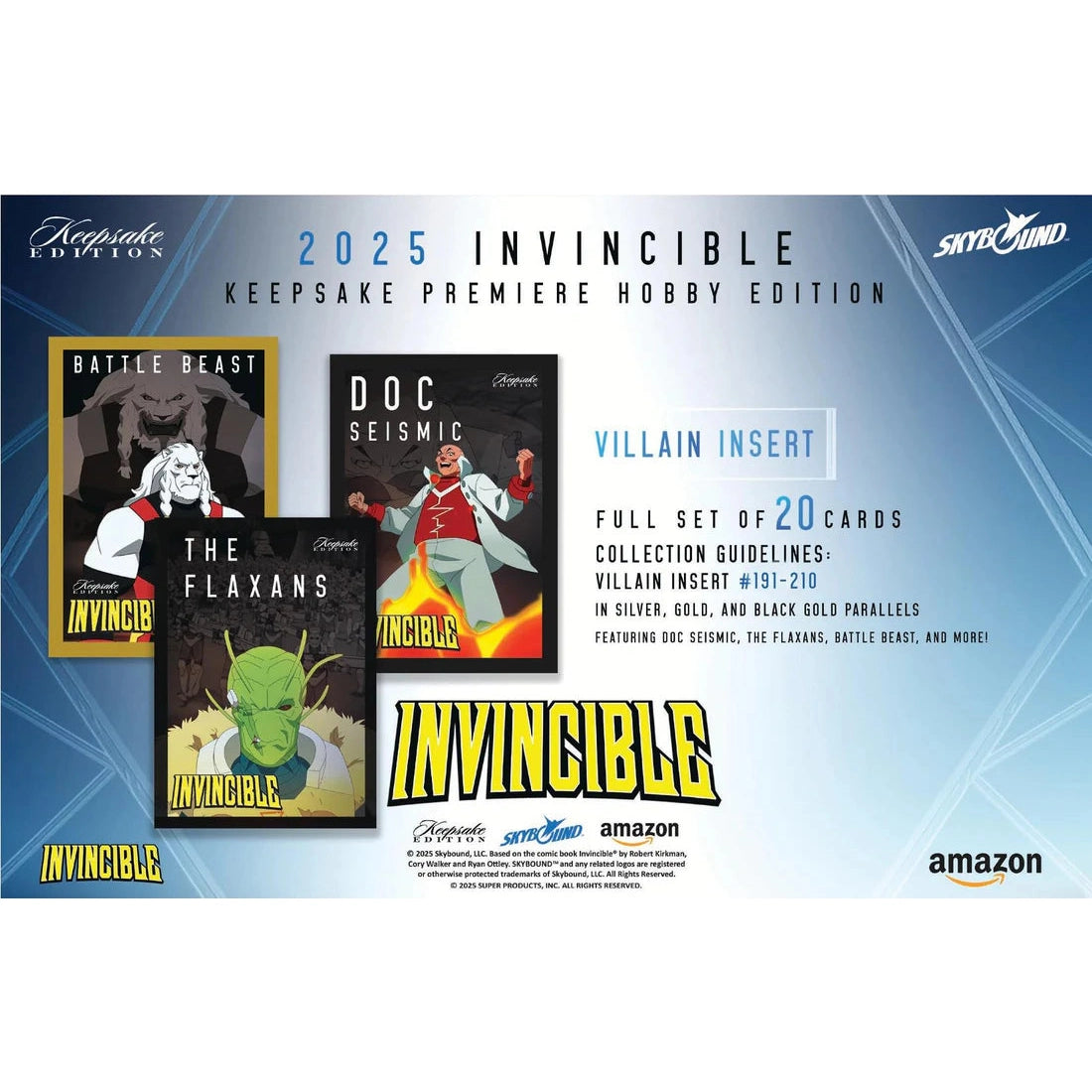 2025 Invincible Season 1 Keepsake Premier Edition Hobby Box - Skybound
