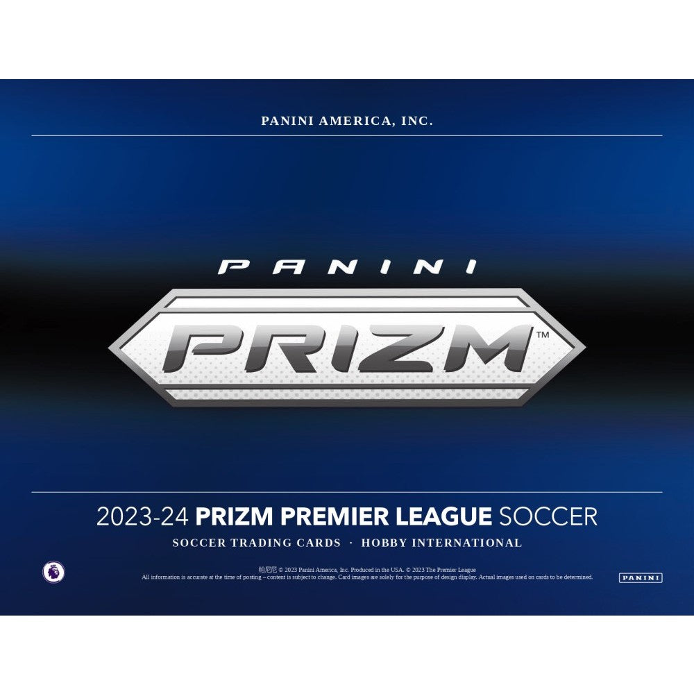 2023-24 Prizm Premier League EPL Soccer Hobby International Pack - 5 Trading Cards - Panini
