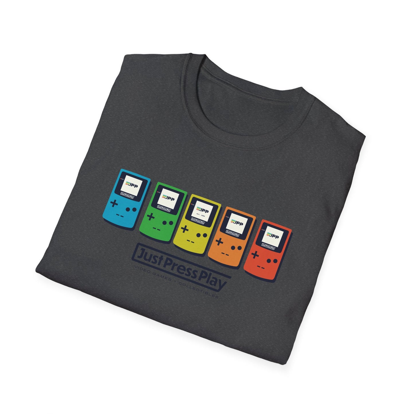 Just Press Play Unisex Softstyle T-Shirt - GBC