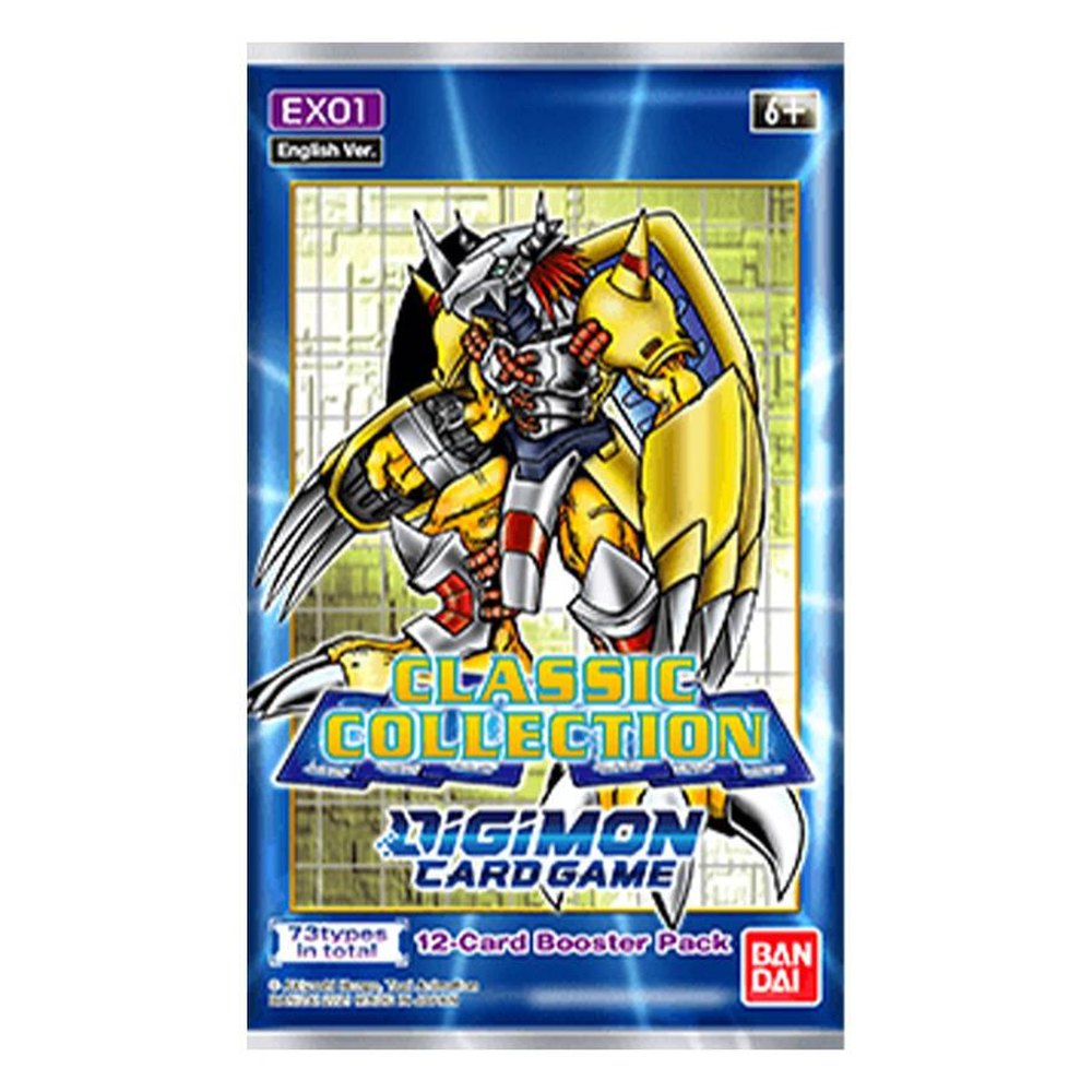 Digimon TCG Classic Collection EX01 Booster Pack - Contains 12 Cards - Bandai
