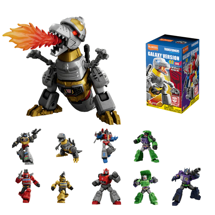 Transformers Galaxy Version 02 Mystery Blind Box - 1 Random Figure: 9 Available - Blokees