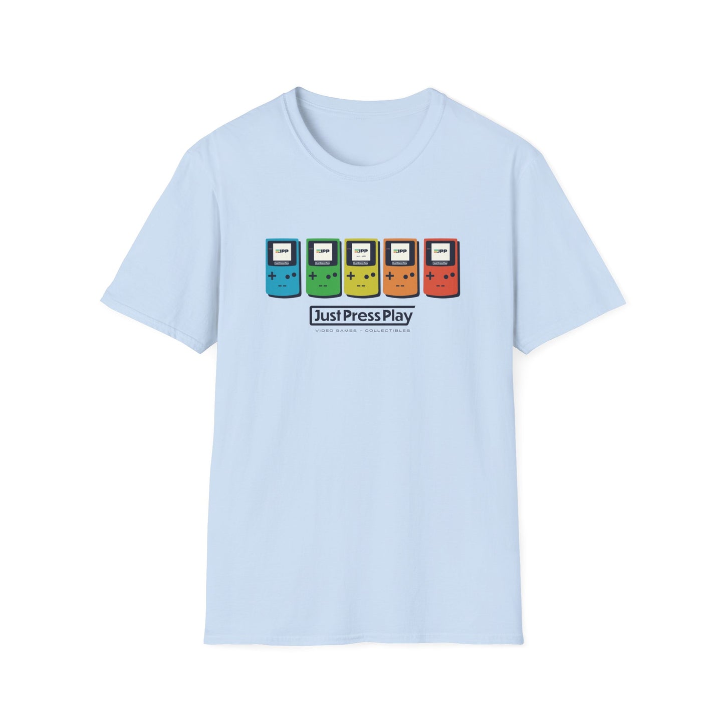 Just Press Play Unisex Softstyle T-Shirt - GBC