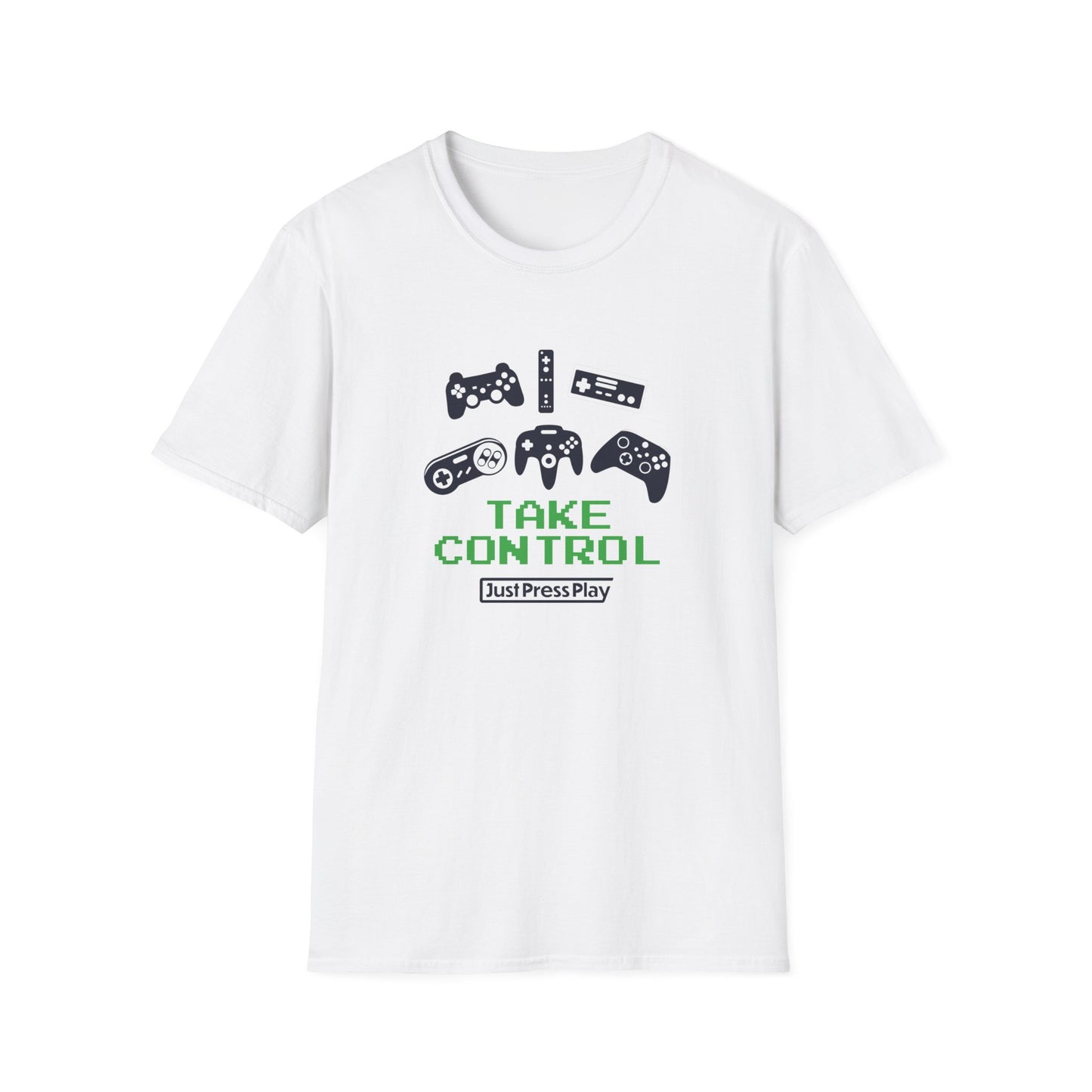 Just Press Play Unisex Softstyle T-Shirt - Control