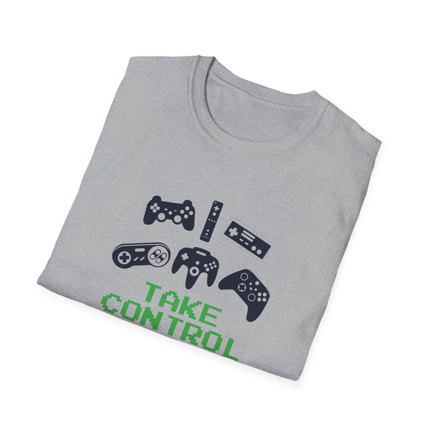 Just Press Play Unisex Softstyle T-Shirt - Control