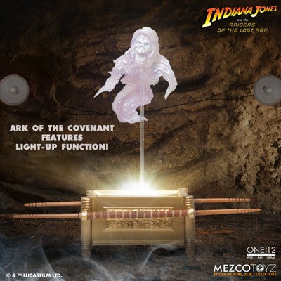 Indiana Jones Major Toht and Ark of the Covenant Deluxe Boxed Set - Mezco Toyz One:12 Collective