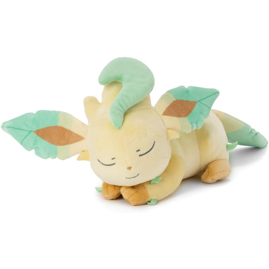 Pokemon Center Leafeon Plush Sleeping Freinds Suyasuya Takara Tomy A.R.T.S