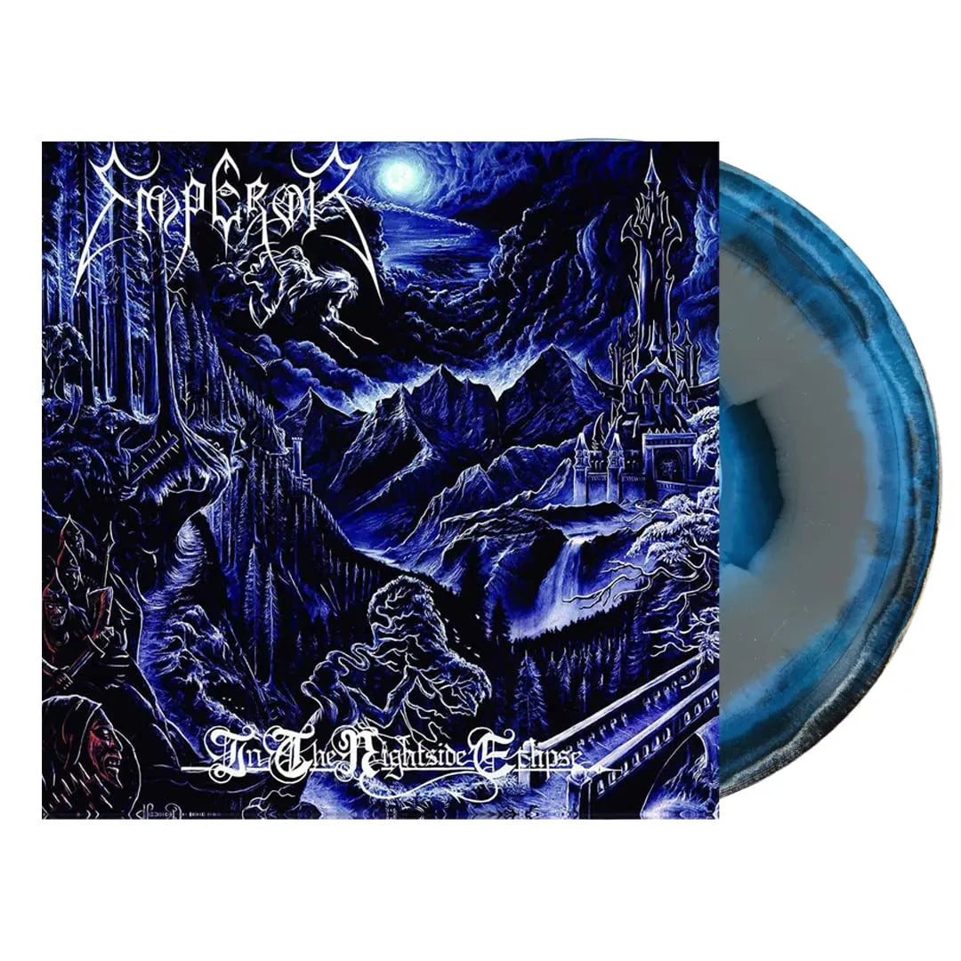 In the Nightside Eclipse - Emperor - LP Record White/Blue Swirl Vinyl