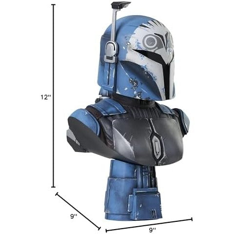 Star Wars: The Mandalorian Bo-Katan Kryze 1/2 Scale Resin Bust - Gentle Giant Legends in 3-Dimensions
