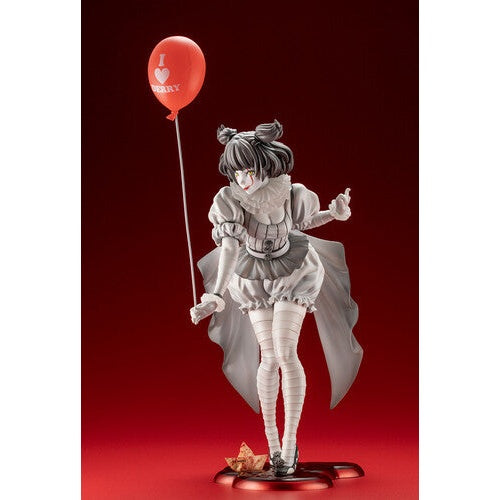 IT Pennywise Bishoujo Statue Monochrome Version