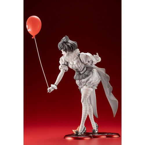 IT Pennywise Bishoujo Statue Monochrome Version