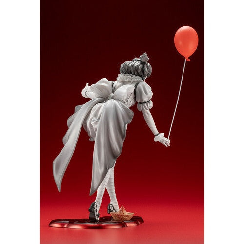 IT Pennywise Bishoujo Statue Monochrome Version