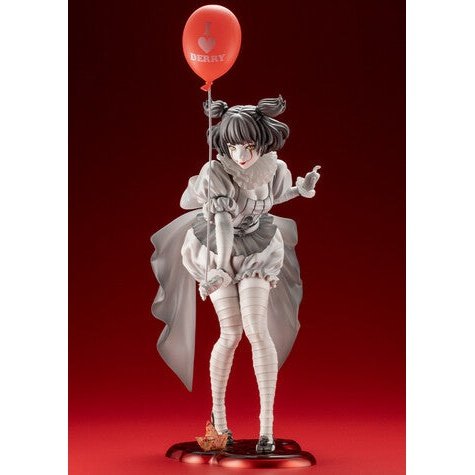 IT Pennywise Bishoujo Statue Monochrome Version