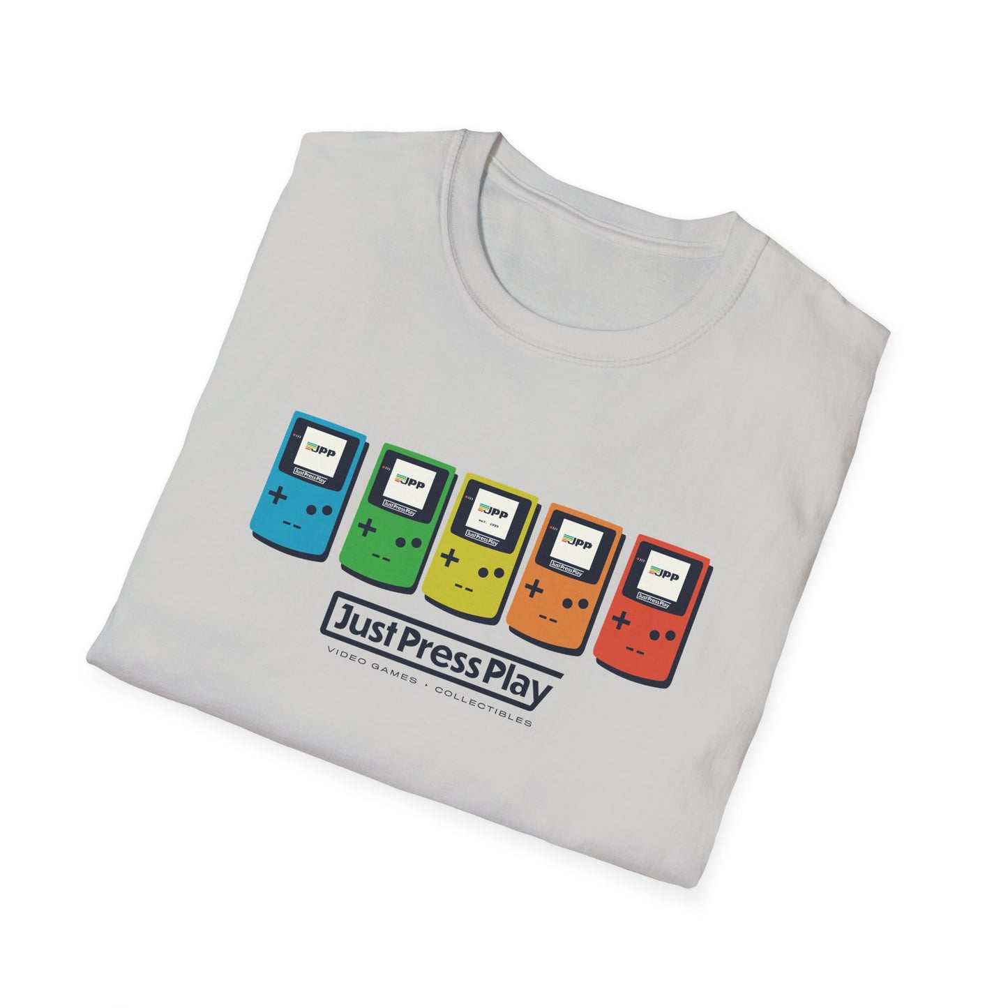 Just Press Play Unisex Softstyle T-Shirt - GBC