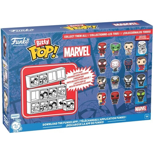Marvel Spider-Man Series 4 Parker Split Vinyl Figure 4-Pack - Funko - Bitty POP!