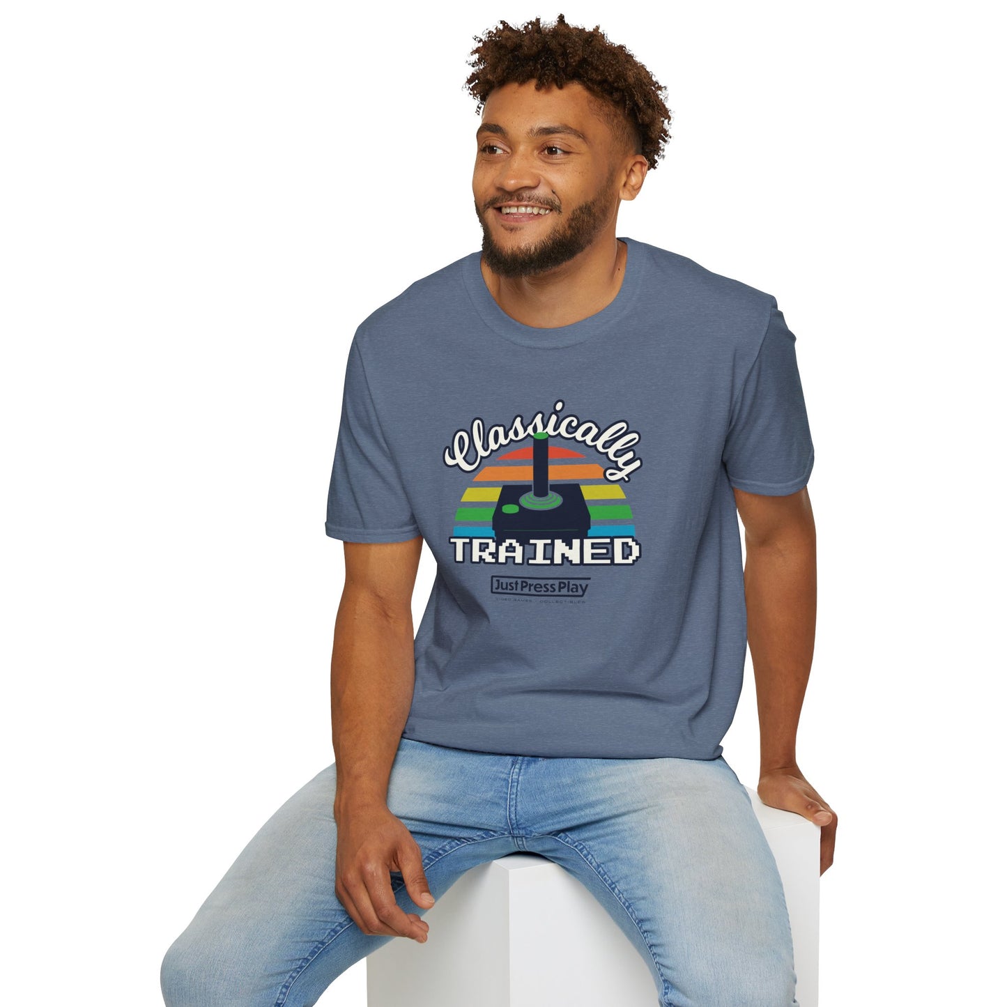 Just Press Play Unisex Softstyle T-Shirt - Classically Trained