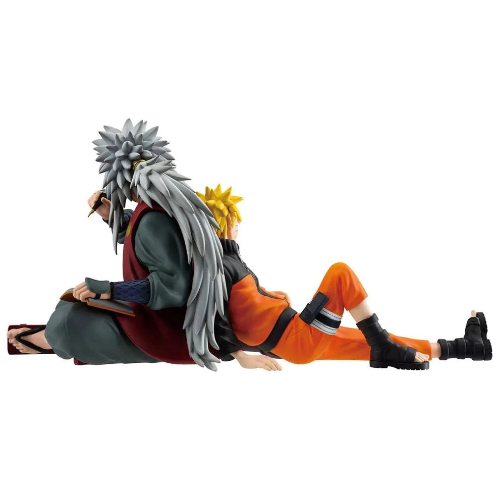Naruto: Shippuden Naruto Uzumaki & Jiraiya Legendary Sannin Statue Figure - Bandai Spirits - Ichibansho: Revible Moment