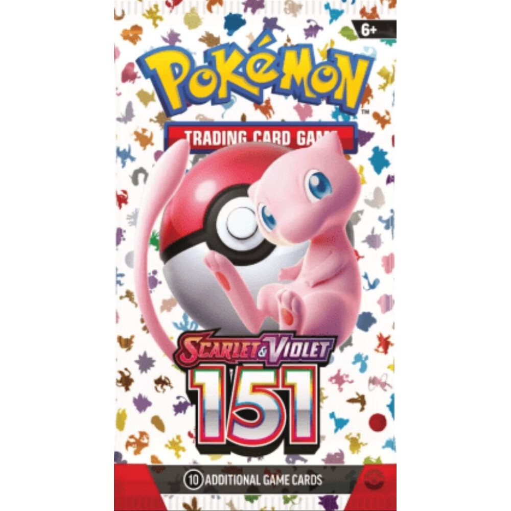 Pokemon TCG Scarlet & Violet 151 Booster Pack - 10 Cards, English